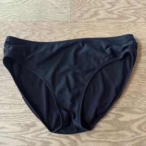 Athleta black M swim bikini bottom